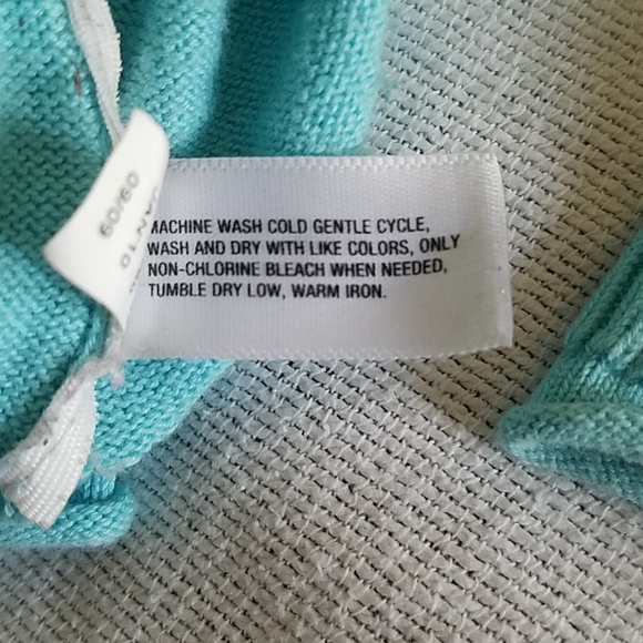 GapKids XL(12) long sleeve, Teal 1/2 bodice - Picture 6 of 16